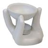 Oil Burner For Wax Melts, White Helping Hand