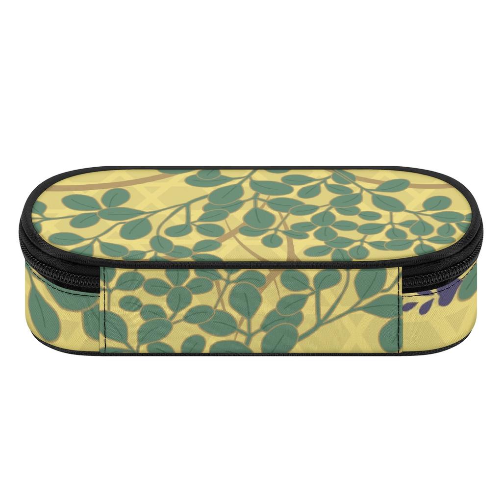 Pencil Case Large Capacity Zipper Closure Wear Resistant Polyester with Main Compartment Mesh Pocket and Pen Slots for Boys Girls