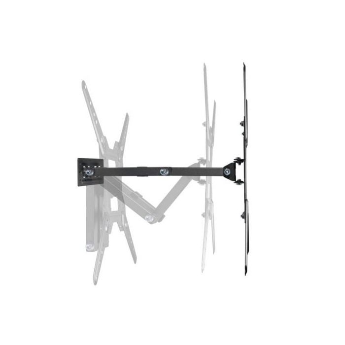 AISENS - WT55TSE-153 - Support Eco Pivotant, Inclinable pour Moniteur/TV 30Kg (3 Pivots) 23-55, Noir