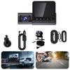 Mini DVR 3 Channel 2.4 Inches DashCam Car Full High-Definition Video Recorder Auto Registrator DashCam Camcorder Cameras