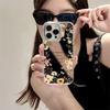 Whispering Flower iPhone Case: Compatible with iPhone 12-17 Pro Max, Mirror Finish, Elegant Design for Women