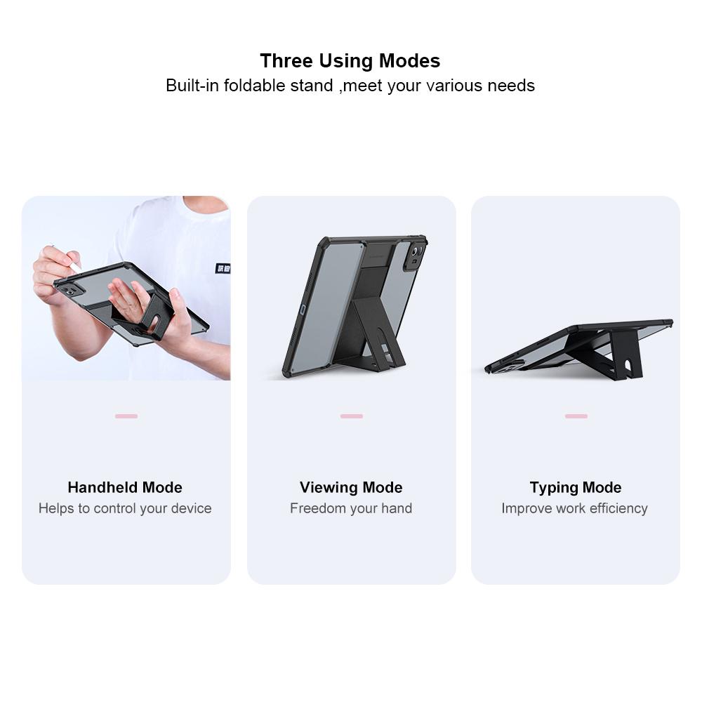 XUNDD Tablet Case For Xiaomi Pad 8 / 8 Pro Leather Kickstand TPU + PC Airbag Protection Tablet Cover