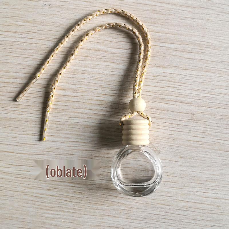 Rectangular Car Pendant Air Freshener Refillable Essential Oil Bottle