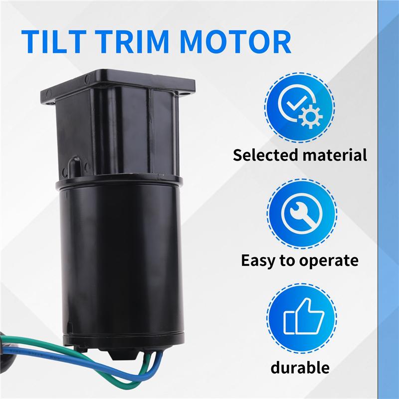 ABLZ-New Tilt Trim Motor Fits For Mercury/Mariner/Force 824051 Pt495nk 85-150 Hp