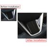 Inner Steering Wheel Sheet Cover Trim For Toyota Camry 2018-2023 Black Titanium
