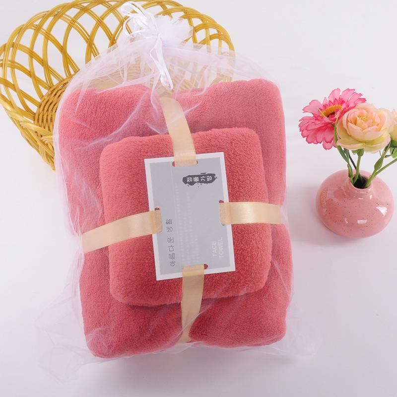 Coral Fleece Towel Set: Wearable, Absorbent Bath & Beach Towels, Ideal Gifts