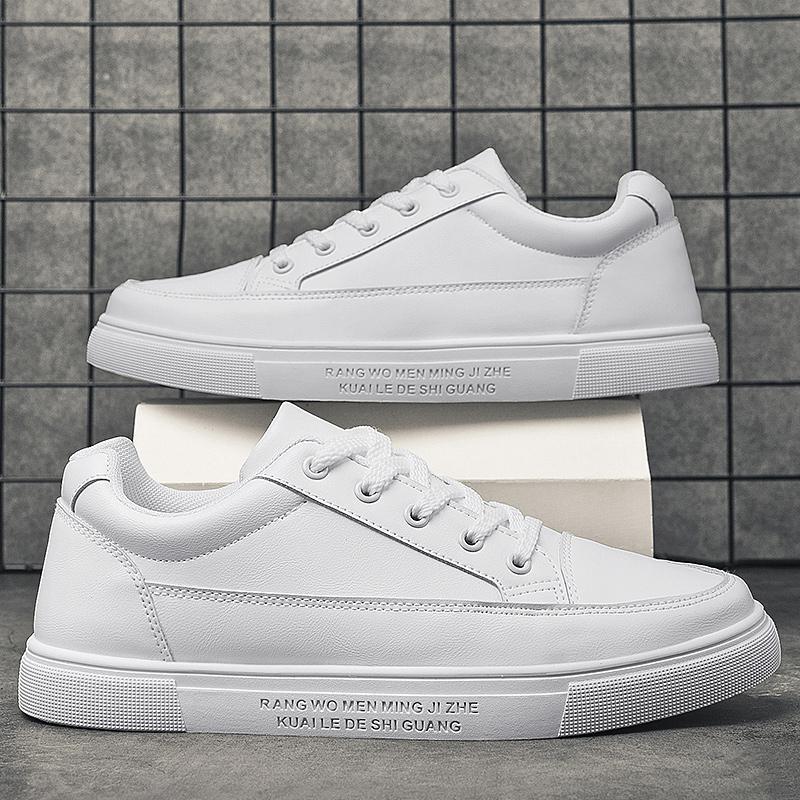Men's shoes 2025 spring fashion white shoes men's casual white board shoes ins couple canvas shoes men's trendy shoes