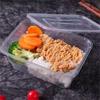 Disposable Transparent Rectangular Food Containers with Lids