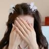 1PC Elegant Butterfly Hairpin Matching, Shark Clip Suitable for Ladies - High-end Sweet Hairpin