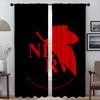 E-EvangelionS Curtains for Living Room Curtain for Room 2 Panel Shades Home Interior Curtains Partition Halloween Decoration