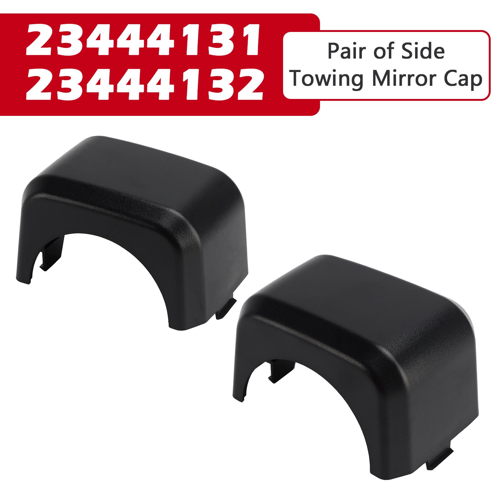 

Pair of Side Towing Mirror Cap 23444131 23444132 for Sierra Silverado 2016-2020