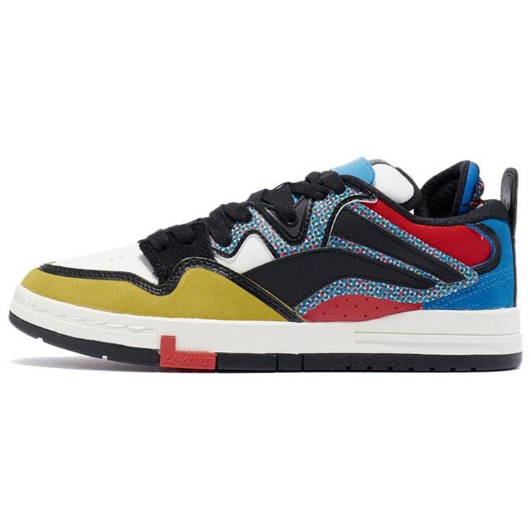 

Li Ning Wave Pro Slip Resistant, Abrasion Resistant, Lightweight Low top Skateboard Shoes Men s Black Red Yellow AECR043-3 43