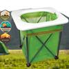 BRS94 1PCS Metal Portable Multi Functional Folding Emergency Mobile Seat Toilet for Outdoor