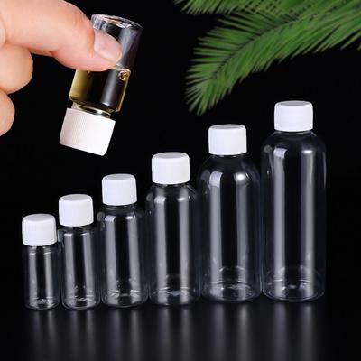 10 Stück wiederverwendbare Dichtungsflaschen aus Kunststoff, PET-Lotionbehälter, Kosmetikbehälter, Shampoo-Flüssigkeitspulver
