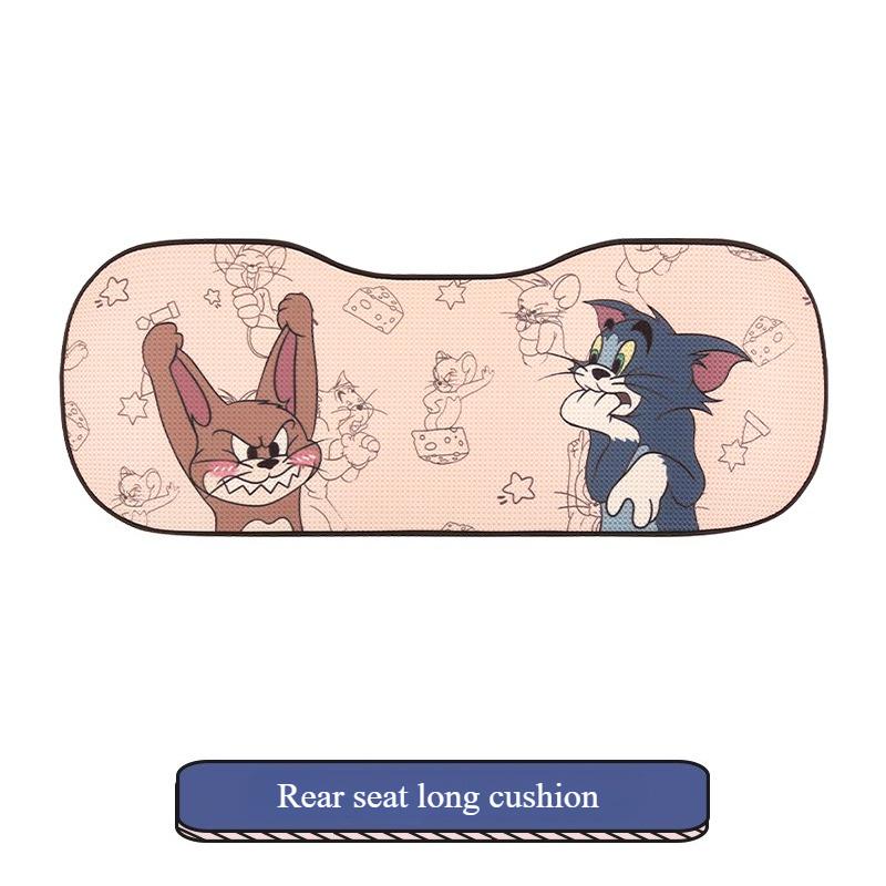 Cute Cartoon Cat And Mouse Four Seasons Universal Seat Cushion for Women's Personalized Couple Car Seat Cover Seat Accessories