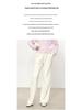 2025 Autumn/Winter Women's Elastic Waist Casual Wide-Leg Trousers: Slimming & Stylish