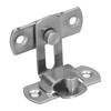 4 Set Flip Door Sliding Latches Silver 90 Degrees  Stainless Steel Doors Buckle for Meeting Rooms