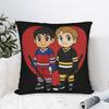 Shane Hollander & Ilya Rozanov Anime Heated Rivalry Pillowcase Cushion Cover Decorations  Throw Pillow Case Cover Home Square