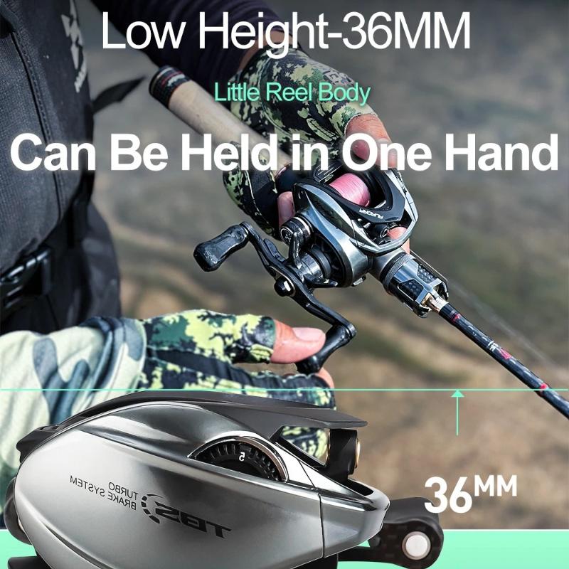 Ultralight Lure Reel Anti-explosion Lure Reel Baitcasting Reel Aluminum Spool 115G UL 3D Dynamic Magnetic Braking Baitcasting Reel Spinning Reel
