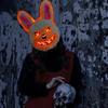 Glowing Animal Mask Halloween Horror Bloody Rabbit Bear Decoration Props Unisex Simulate Fur Mask Cosplay Costume Party Gifts