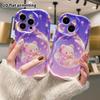 Phone Case: 2D Flat Design, Compatible with iPhone 18 17 16 15 14 13 12 Pro, Phone Decoration, Pink Little Bear, Halloween and Christmas Gifts