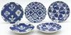 Disney Mickey Mouse Friends Small Plate Dishwasher and Microwave Nihon Made In & 5-Piece Set, 13cm, Safe, Style, Japan, 3308-04