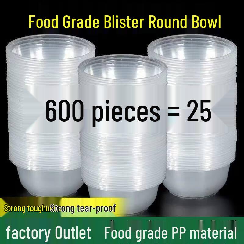 Disposable Round Bowl and Chopsticks Set