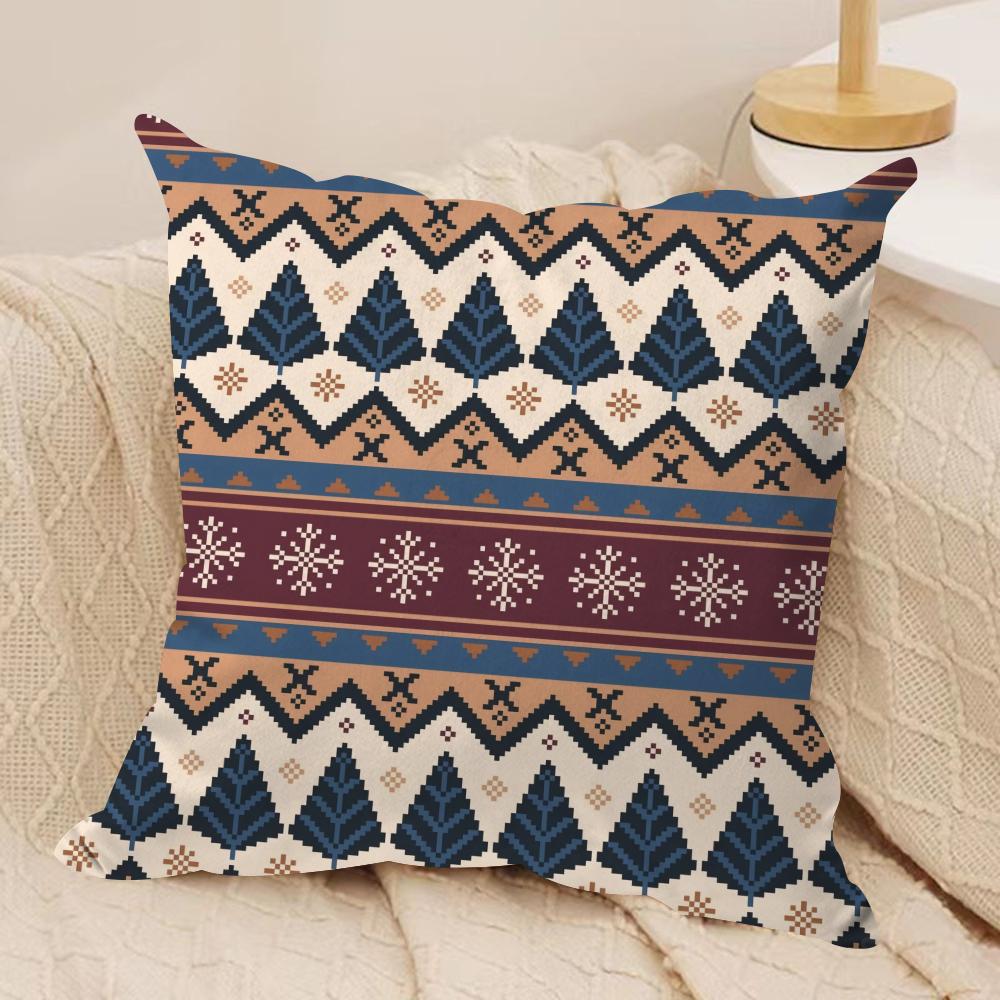 Moroccan Style Cushion Cover Soft Plush Throw Pillow Cover  DoubleSided Printed Cushion Case  Sofa  Home Decor
