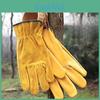 Cowhide Work Gloves Welding Mechanical Repair Gardening Outdoor Safety Gear