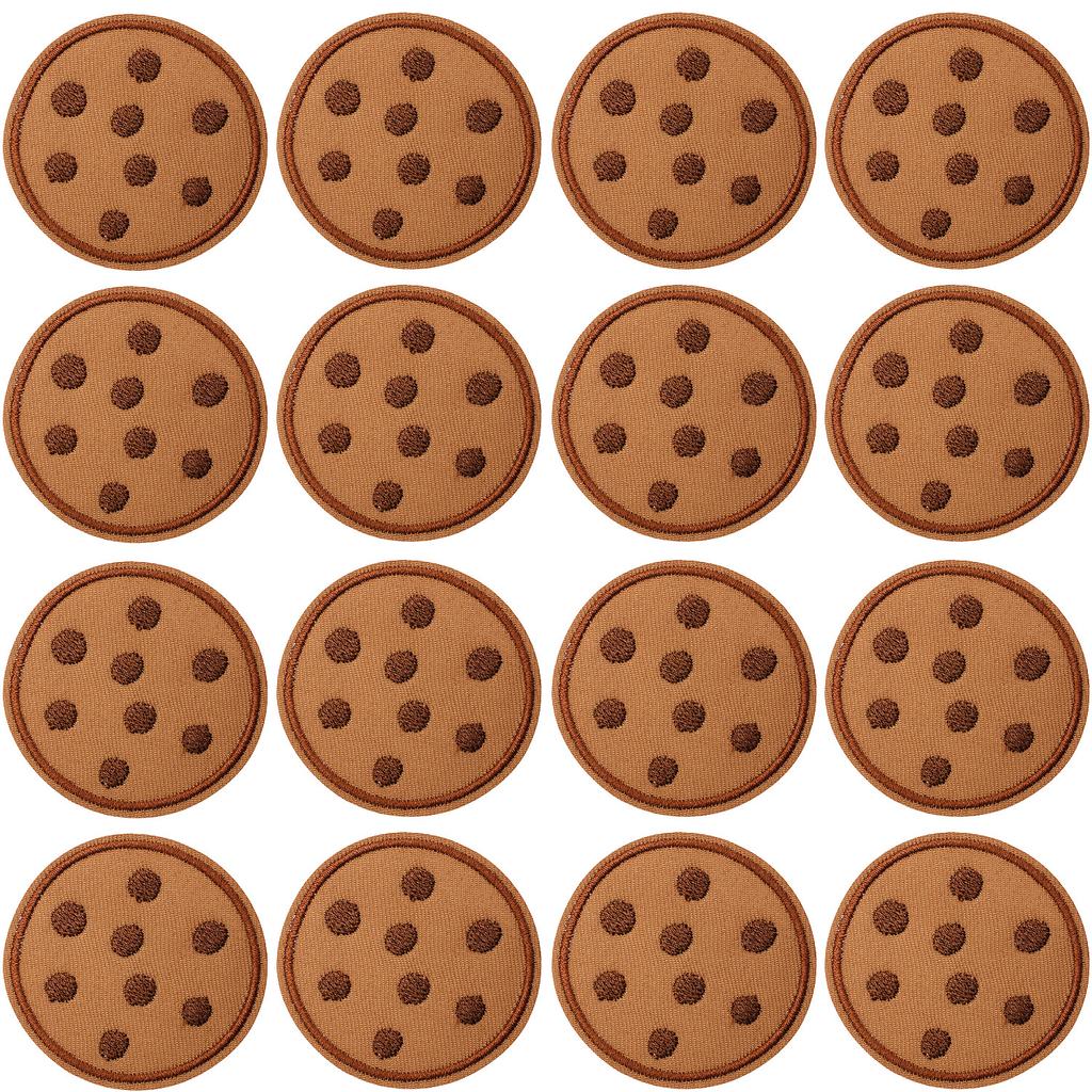 Cartoon Biscuits Embroidery Cloth Stickers Computer Embroidery Chapter Boy Ironing Funny Eye Beads Embroidery Stickers Decorative Patch Stickers