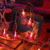 Spider Shaped LED Halloween String Lights Halloween Themed LED String Lights  Yard Decor