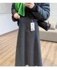 Elegant High-Waisted Wool Blend Midi Skirt – Minimalist, Warm, and Flattering Winter Style