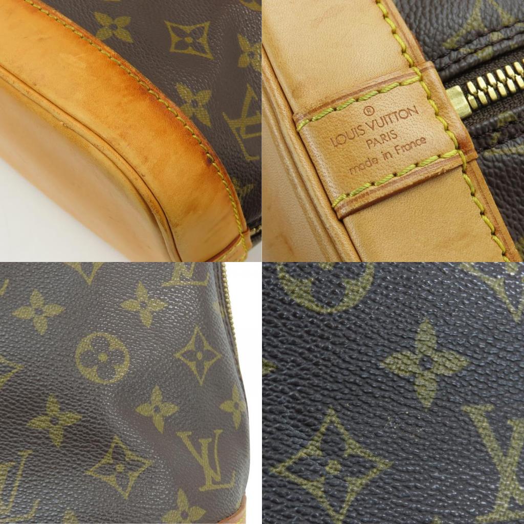 Used LOUIS VUITTON Handbag Alma old type M51130 Monogram Brown Brown Classic