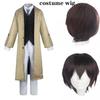 Homchee Trends Cos Costume Cosplay Detective Dazai Osamu Set Completo Dazai Outfits per Adulti Anime Expo Comic Con