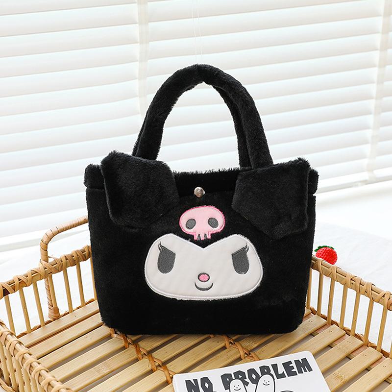 Plush Bag Cartoon Animal Large Capacity Handbag Cute Cinnamon Storage Handbag Women S Birthday Gifts 829₽