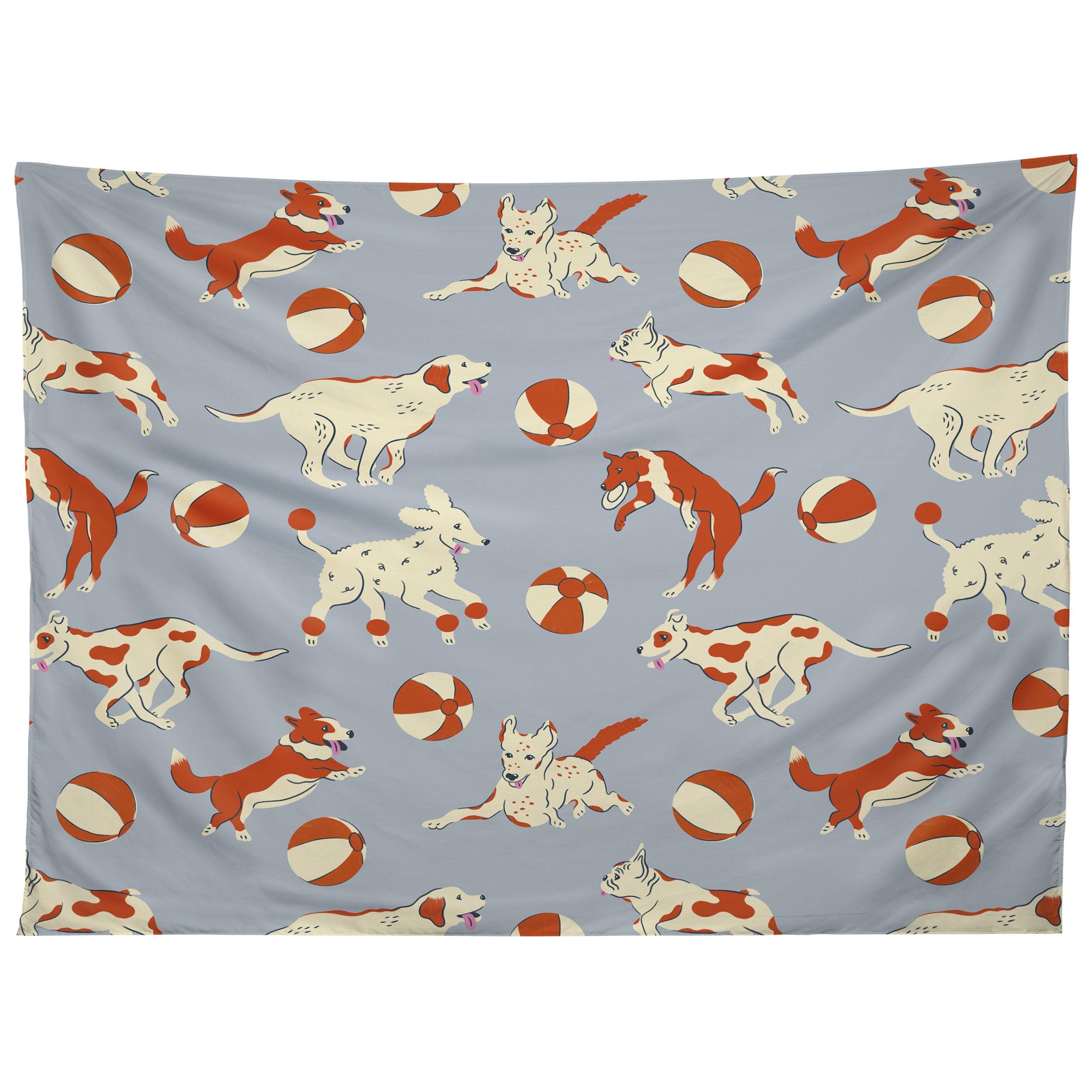 DOG DAYS tapestry 75x100
