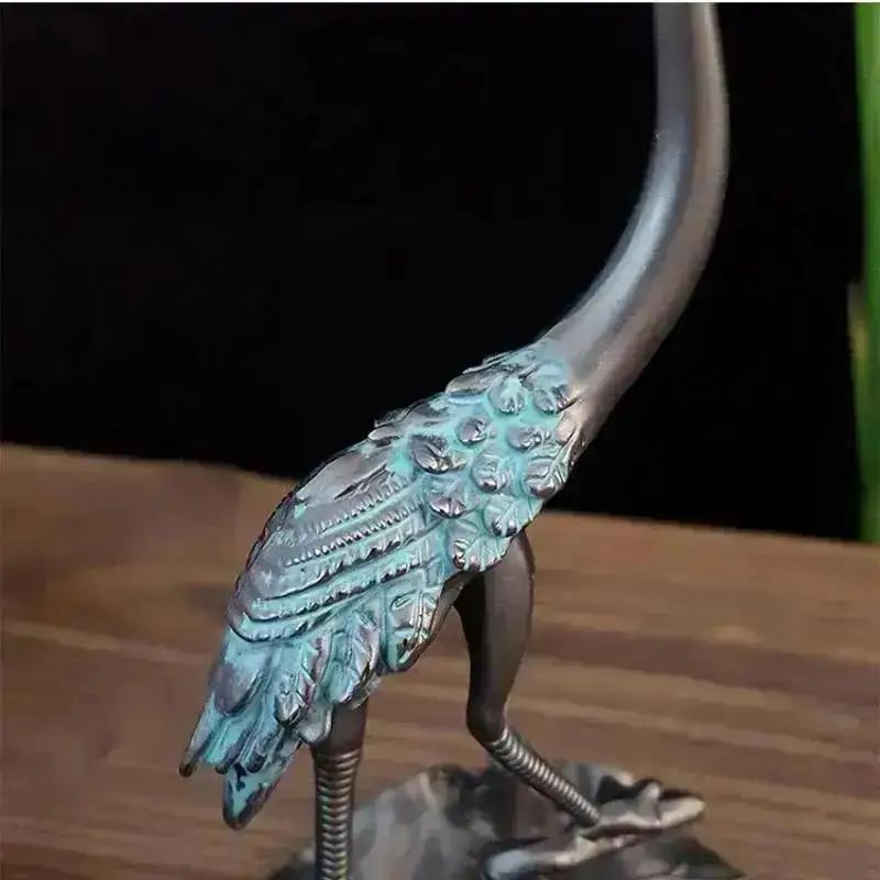 Crane Incense Burners Holder Stove Lotus Incense Burners Antique Alloy Lotus Hanging Stove Tea Ceremony Craft Household Decor
