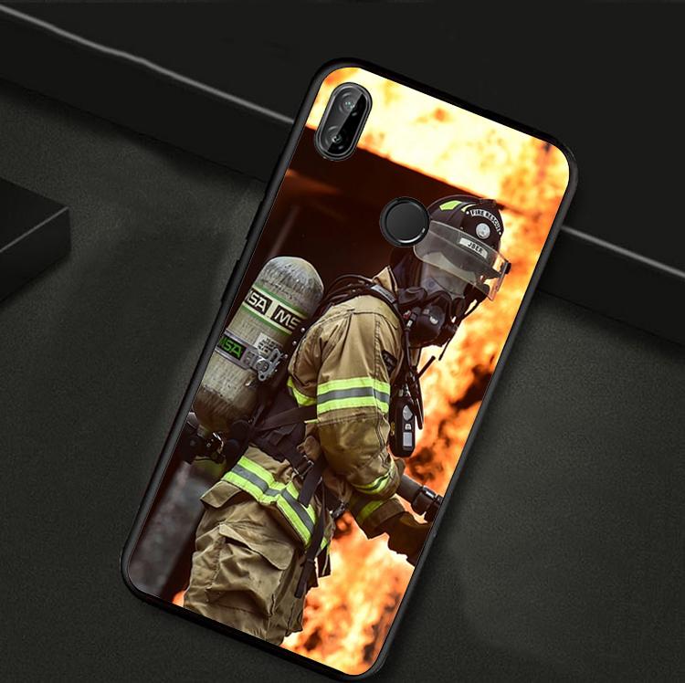 Firefighter Heroes For Huawei Nova 12i 11i 12s 8i 7i Y73 Y70 Y90 Y60 Y72 Y61 Y91 9 10 SE P30 Pro P40 Lite Case