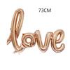 LOVE Letter Foil Balloon Lipstick Red Lip Foil Balloon Anniversary Wedding Valentine's Day Birthday Party Decoration Bridal Ball