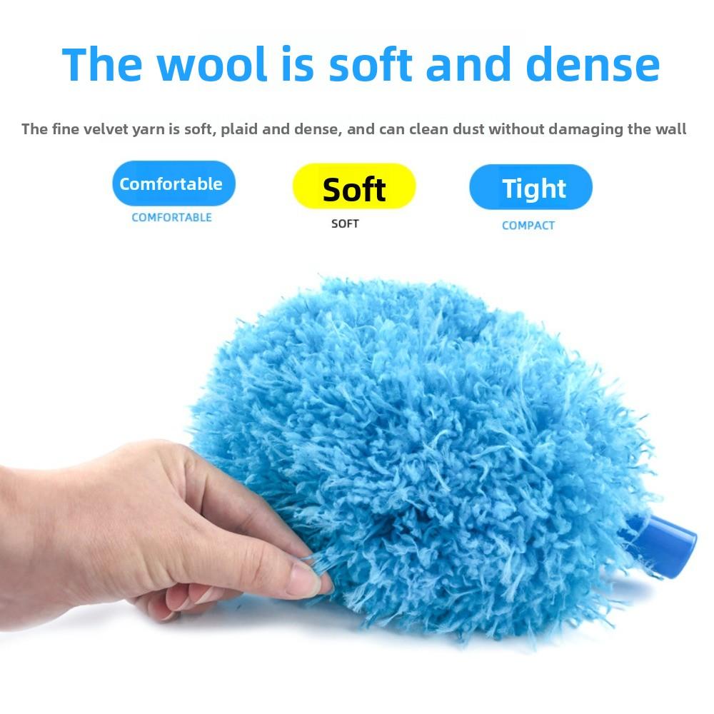 Long Handled Ceiling Fan Duster Aluminum Zinc Zinc Alloy Splicing Cleaner Brush  Effortless Cleaning