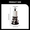 Kitchen Paper Towel Holder Raccoon Rack Standing Dispenser for Living Room