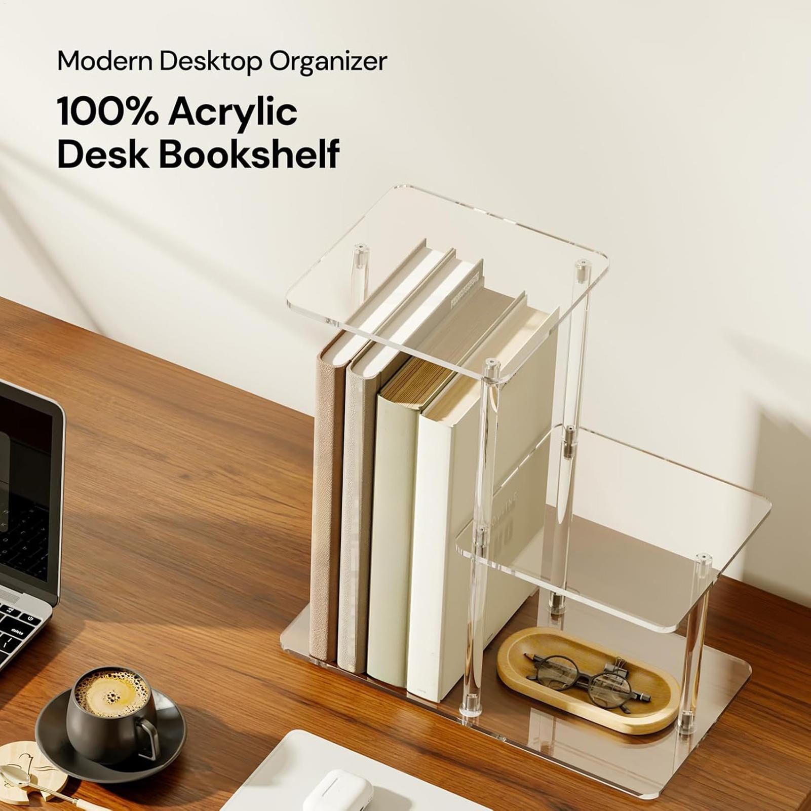 Acrylic Nightstand 3 Tier Clear Side Table Nightstand Transparent Furniture Room Decor Shelf For Bathroom Study Room Living Room CHINA