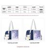 JK Canvas Color Block Shoulder Bag for Female Students - Japanese College Handbag