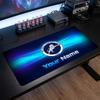 Millwall FC Custom Large Mouse Pad, Personalized Name Text Print, Football Logo Non‑Slip Desk Mat Gaming Gift