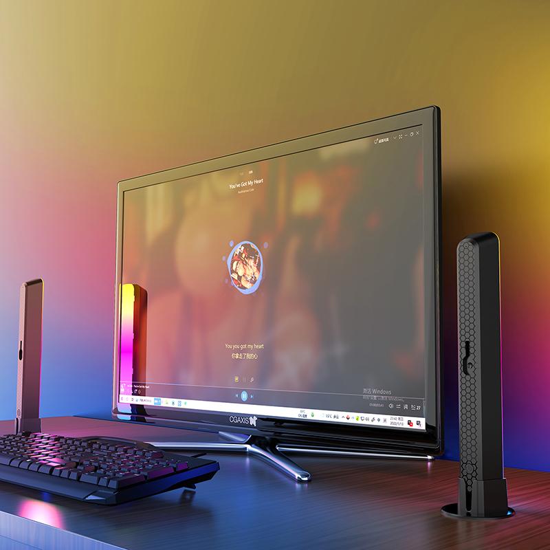 iMICE RGB Pickup Light APP Control For Computer Music Flash With Music Cool USB Light Colorful