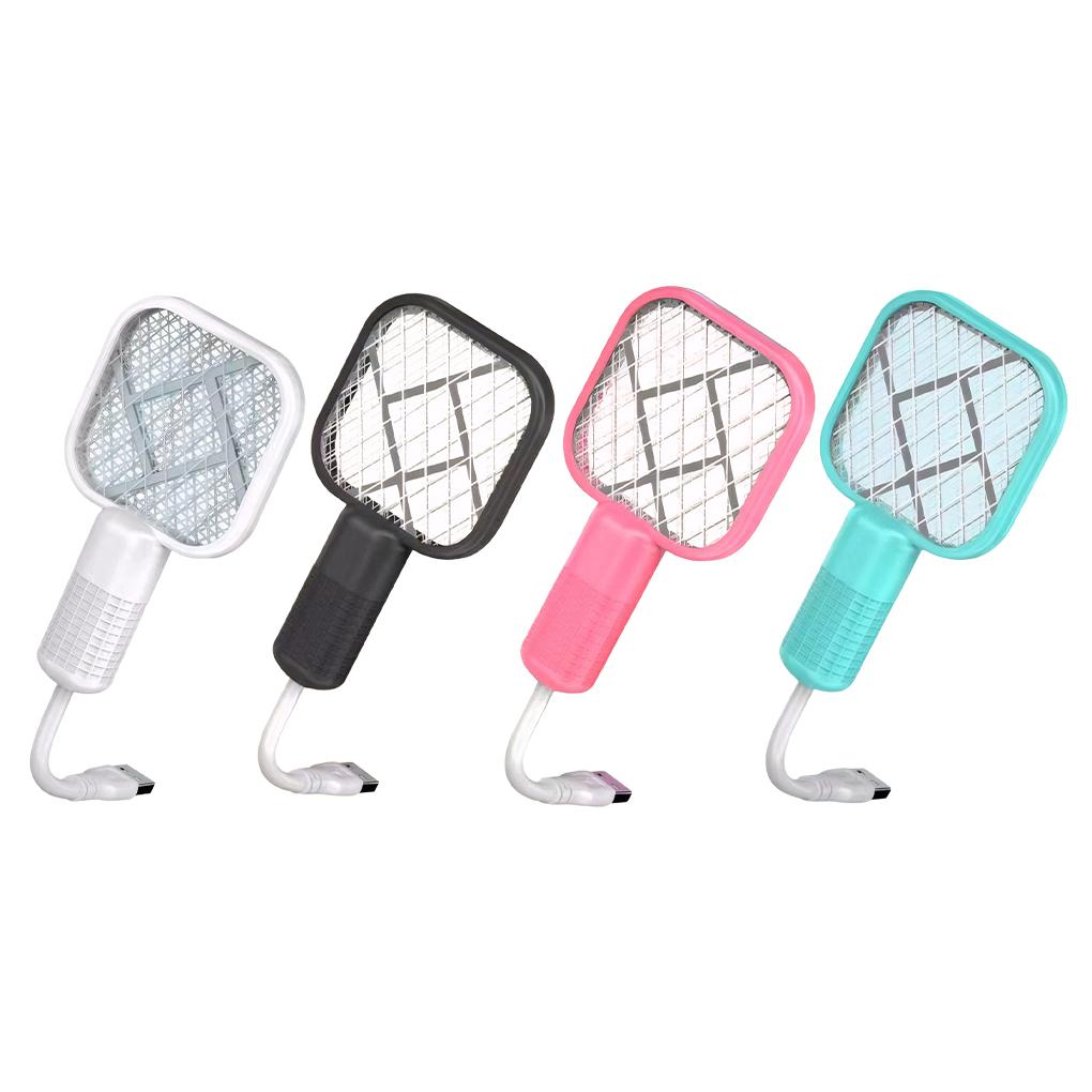 ABS Multi-Purpose Electric Fly Swatter For Fast Mosquito Killing Electric Mosquito Swatter Durable
