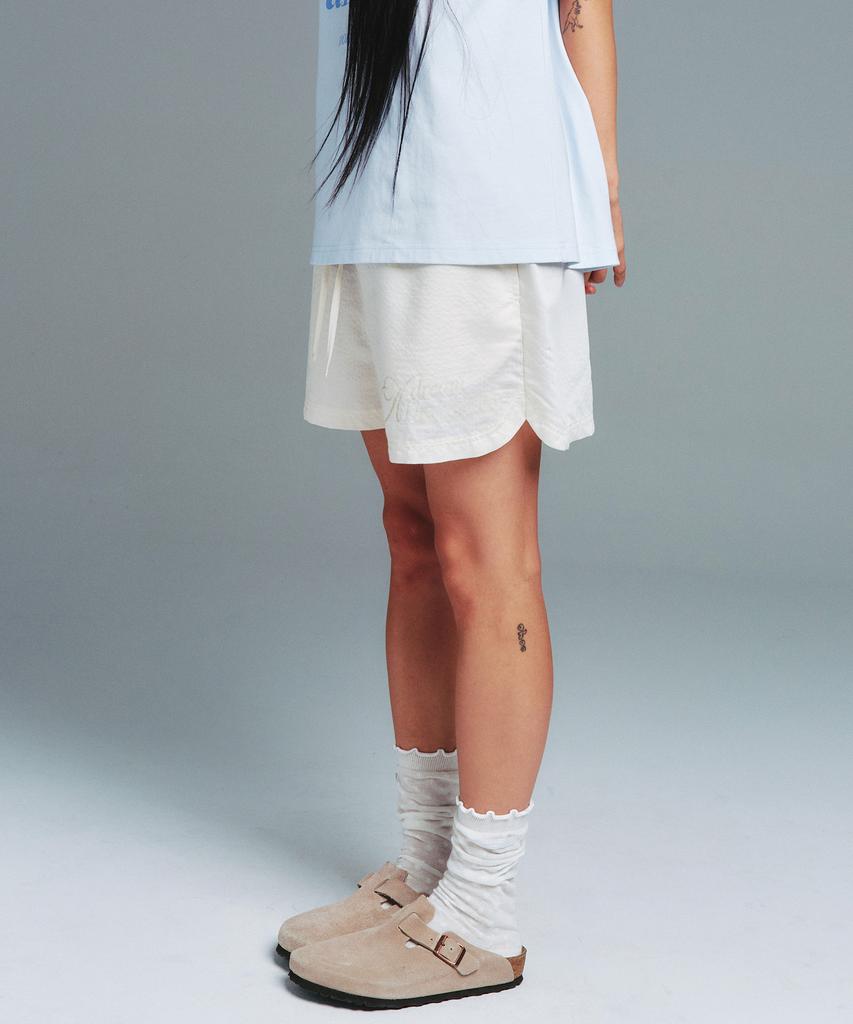 AMES-WORLDWIDE Classic Stripe Easy Shorts Ivory