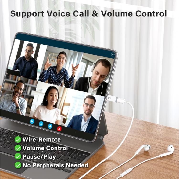 Type C To Connector  Sound  Adapter Type C Earphone Adapter Aluminum Charging Adapter  Sound  Converter for Phone  15/16