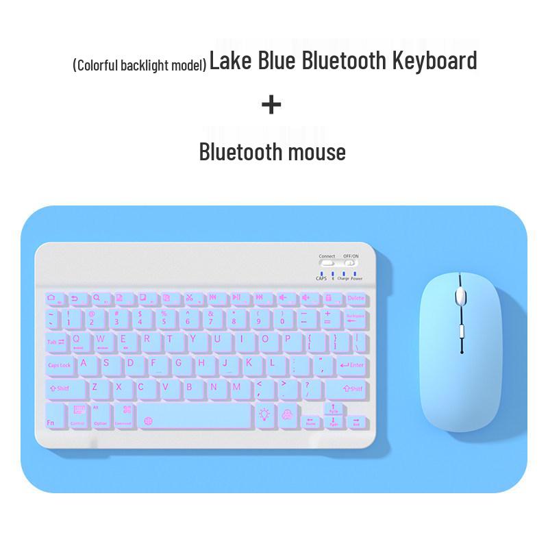 Universelle drahtlose Bluetooth-Tastatur und -Maus für Tablets, Telefone und iPads