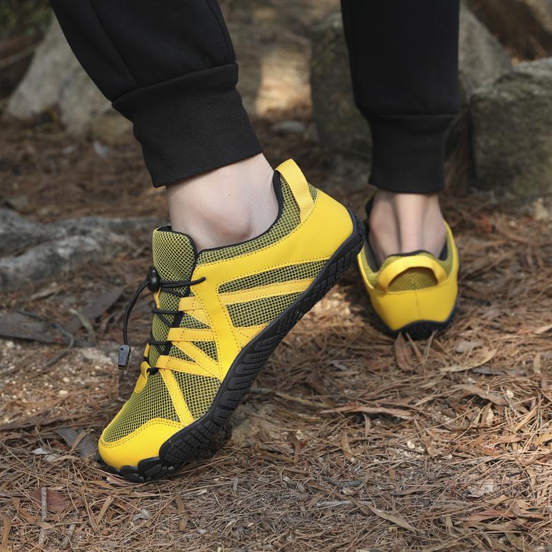 Hiking Sneakers Barefoot Sports Shoes Camping Trekking Shoes Non-slip Elastic Sole Breathable Mesh Fitness Training Footwear